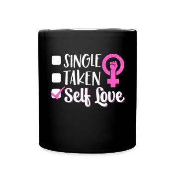 Feminist Womens Rights Female - Tasse einfarbig - Schwarz - Vorne