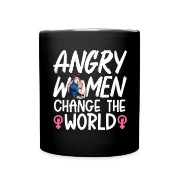 Feminist Womens Rights Female - Tasse einfarbig - Schwarz - Vorne