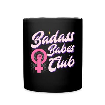Feminist Womens Rights Female - Tasse einfarbig - Schwarz - Vorne