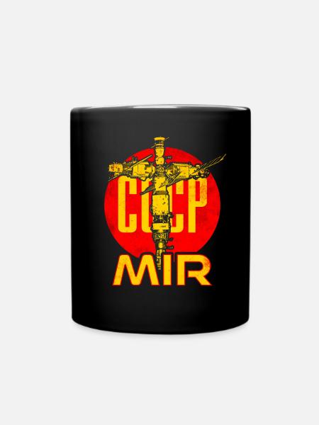 Station spatiale Mir union soviétique - Mug uni - noir
