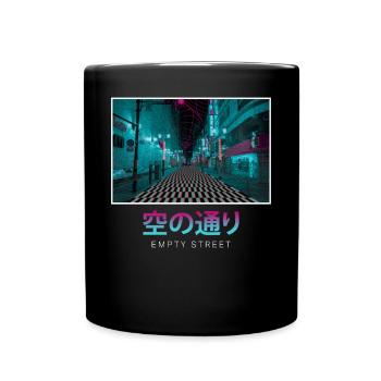 Anemoiacore Aesthetic Border Space Weirdcore - Full Colour Mug - black - Front