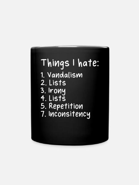 Lustig Sarkasmus Sarkastisch - Tasse einfarbig - Schwarz