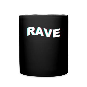 Rave Raver - Full Colour Mug - black - Front