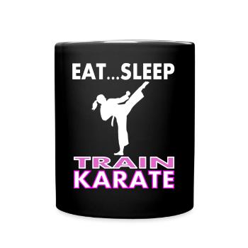 Entraînement de karaté Combat de karaté Cadeau d’entraîneur de karaté - Mug uni - noir - Devant