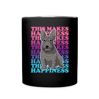 terrier écossais | Cadeau de propriétaire de chien de chien - Mug uni - noir - Devant