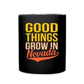 De bonnes choses cultivées au Nevada Cadeau - Mug uni - noir - Devant