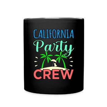 Cadeau d’équipage de fête en Californie - Mug uni - noir - Devant