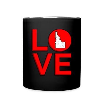 Liebe Idaho geschenk - Tasse einfarbig - Schwarz - Vorne
