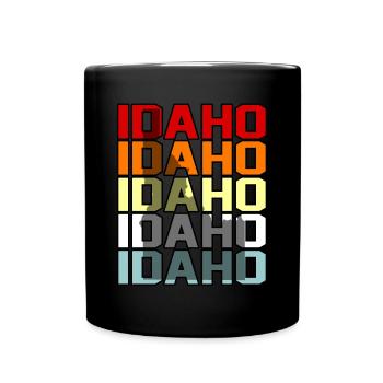 Iowa Idaho gift - Full Colour Mug - black - Front