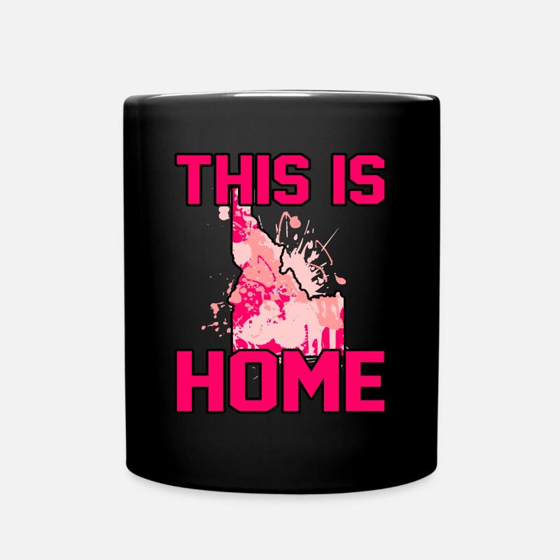 Startseite Idaho Geschenk - Tasse einfarbig - Schwarz