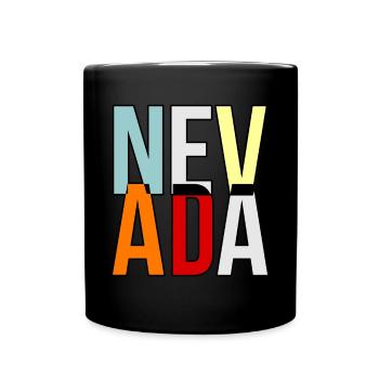 Cadeau de vie nevada - Mug uni - noir - Devant