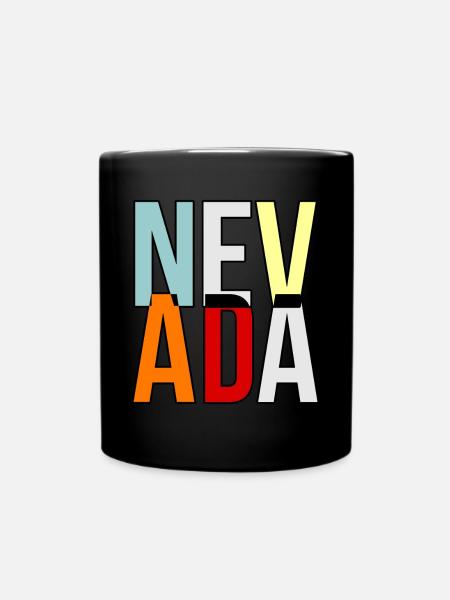 Nevada lebensgeschenk - Tasse einfarbig - Schwarz