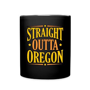 Directly from Oregon Gift - Full Colour Mug - black - Front