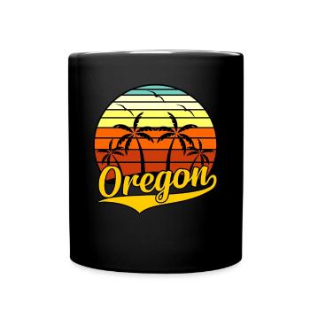Oregon live gift - Full Colour Mug - black - Front
