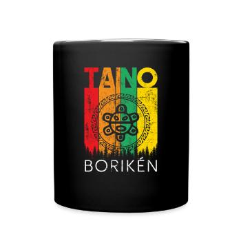 taino boriken, puerto rico - Full Colour Mug - black - Front