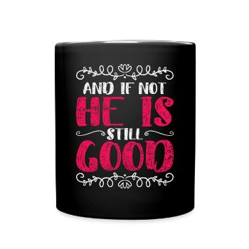 Vintage et sinon il est toujours bon Daniel 3 18 - Mug uni - noir - Devant