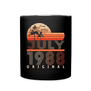 July 1988 Gift idea - Full Colour Mug - black - Front