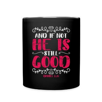 Vintage et sinon il est toujours bon Daniel 3 18 - Mug uni - noir - Devant