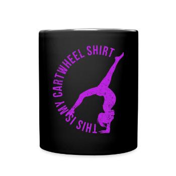 Vintage C’est ma chemise Cartwheel - Mug uni - noir - Devant