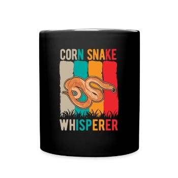 Kornnatter Flüsterer Corn Snake Whisperer - Full Colour Mug - black - Front