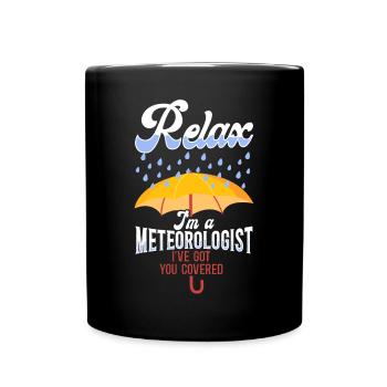 Meteorologist Weather Forecast - Full Colour Mug - black - Front