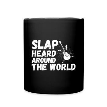 Guitar Rocking Music Rocker Guitarist Band Gig - Full Colour Mug - black - Front