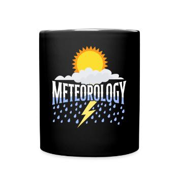 Meteorologist Weather Forecast - Full Colour Mug - black - Front