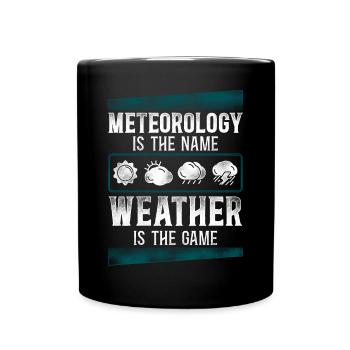 Meteorologist Weather Forecast - Tasse einfarbig - Schwarz - Vorne