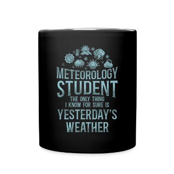Météorologue Prévisions météorologiques - Mug uni - noir - Devant