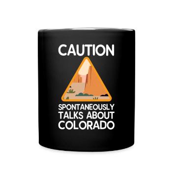 Conversations sur Colorado Gift - Mug uni - noir - Devant