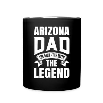 Arizona-vati-geschenk - Tasse einfarbig - Schwarz - Vorne