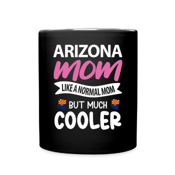 Arizona mutter geschenk - Tasse einfarbig - Schwarz - Vorne