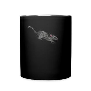 Rat Domestic Rat Wandering Rat Rodent Lovers - Full Colour Mug - black - Front