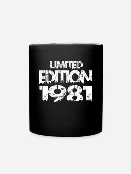 Limited Edition 1981 - Tasse einfarbig - Schwarz