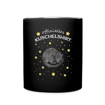 Kuschelshirt Ratte Rattenliebhaber Rattenbesitzer - Tasse einfarbig - Schwarz - Vorne