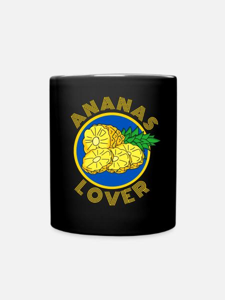 ANANAS LOVER plage vacances à la mer été - Mug uni - noir
