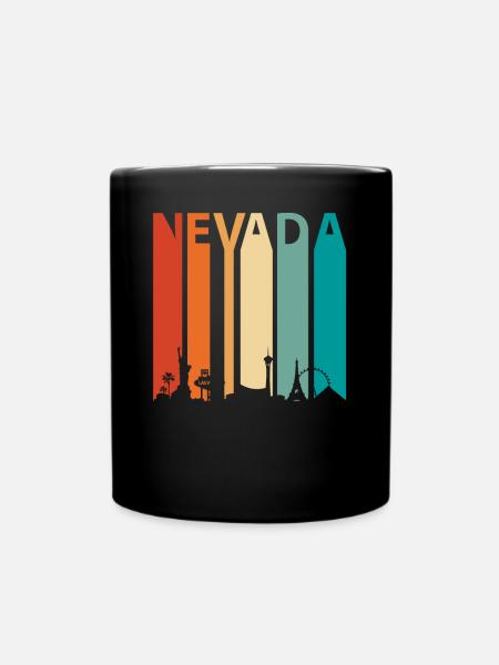 Nevada wurzel geschenk - Tasse einfarbig - Schwarz