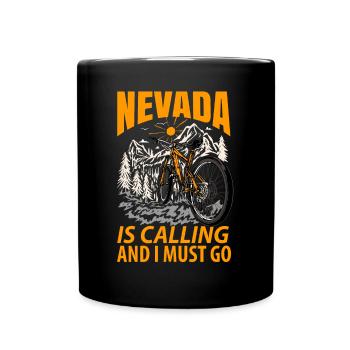 Cadeau de racine du Nevada - Mug uni - noir - Devant