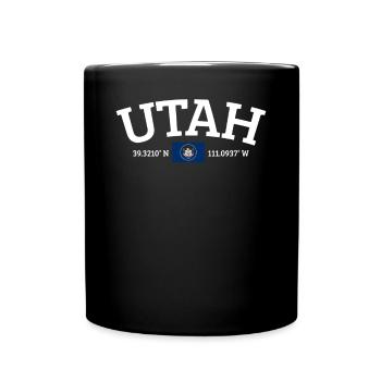Utah - Mug uni - noir - Devant
