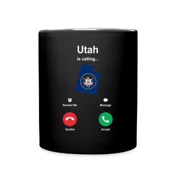 Utah - Mug uni - noir - Devant