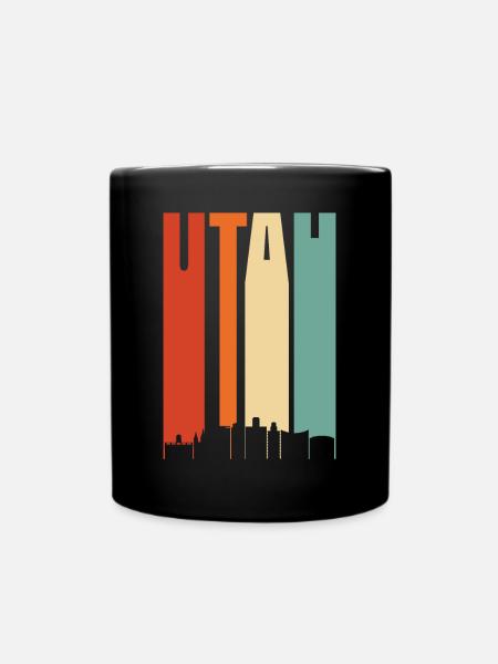 Utah - Tasse einfarbig - Schwarz