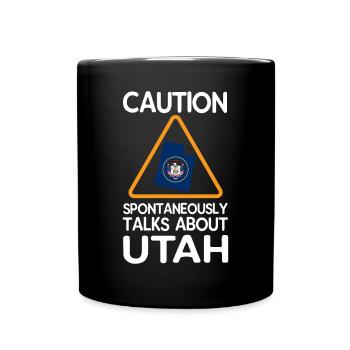 Utah - Mug uni - noir - Devant