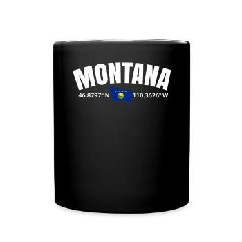 Montana Adventurer Cadeau - Mug uni - noir - Devant