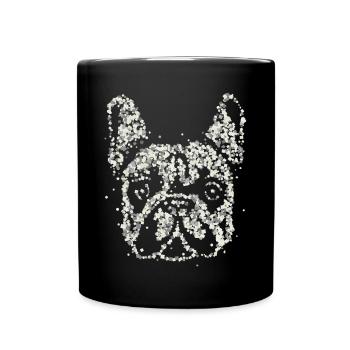 Bulldog Frenchie Propriétaire de chien Français Bulldog - Mug uni - noir - Devant