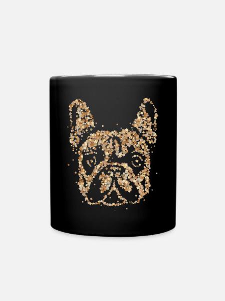 Frenchie Hundbesitzer Französische Bulldoge Hunde - Tasse einfarbig - Schwarz
