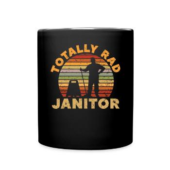 Totalement Rad Concierge Concierge De l’École Gardienne - Mug uni - noir - Devant