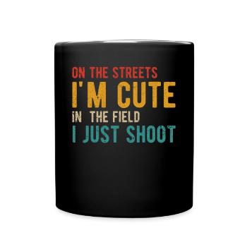 Funny hunt for hunters - Full Colour Mug - black - Front