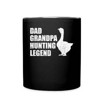 Funny Hunting Girl Hunter - Full Colour Mug - black - Front