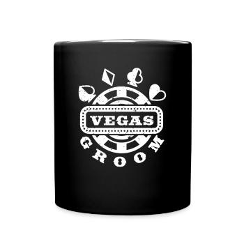 Las Vegas Groom Squad Vegas Wedding - Full Colour Mug - black - Front