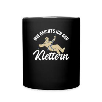 J'en ai marre, je vais faire de l'escalade de - Mug uni - noir - Devant